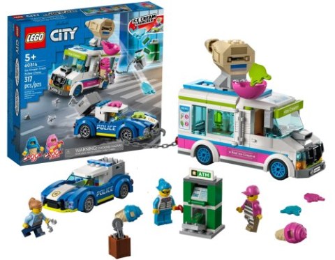 60314 - LEGO City - Policyjny pościg za furgonetką z lodami 60314 - LEGO City - Policyjny pościg za furgonetką z lodami