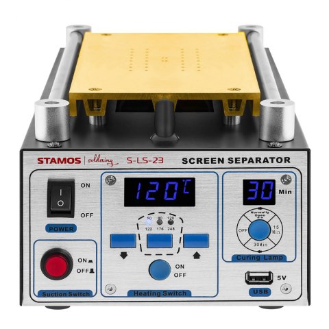 Podgrzewacz separator serwisowy do naprawy ekranów LCD do 8 cali Stamos Soldering S-LS-23 Podgrzewacz separator serwisowy do naprawy ekranów LCD do 8 cali Stamos Soldering S-LS-23