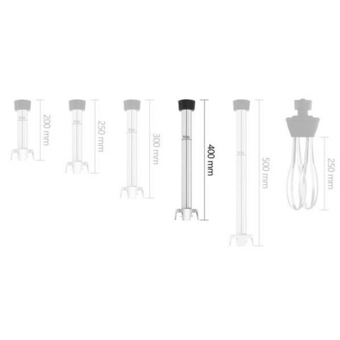 Ramię nasadka miksująca do blendera miksera napędu ręcznego Royal Catering RCMA-400 400mm Ramię nasadka miksująca do blendera miksera napędu ręcznego Royal Catering RCMA-400 400mm
