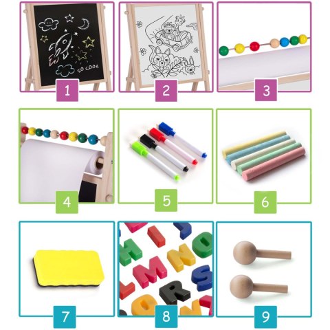 Magnetyczna kredowa tablica obrotowa Ricokids Magnetyczna kredowa tablica obrotowa Ricokids