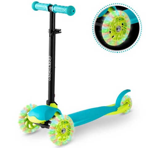 Hulajnoga trójkołowa Ricokids Loco - turkusowa Hulajnoga trójkołowa Ricokids Loco - turkusowa