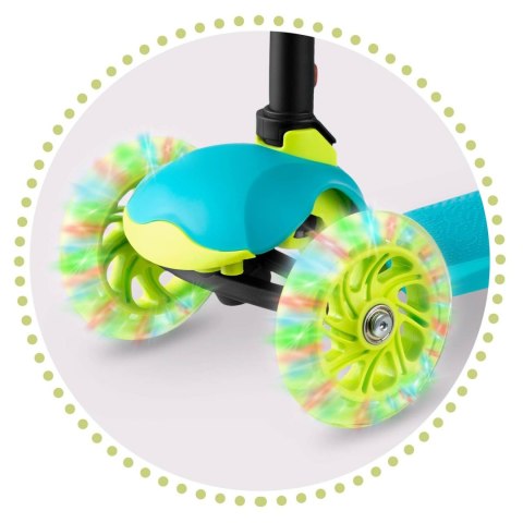 Hulajnoga trójkołowa Ricokids Loco - turkusowa Hulajnoga trójkołowa Ricokids Loco - turkusowa