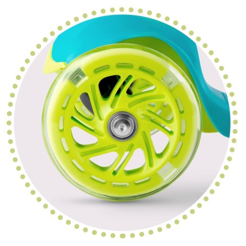 Hulajnoga trójkołowa Ricokids Loco - turkusowa Hulajnoga trójkołowa Ricokids Loco - turkusowa