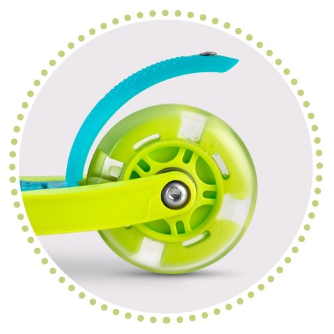 Hulajnoga trójkołowa Ricokids Loco - turkusowa Hulajnoga trójkołowa Ricokids Loco - turkusowa