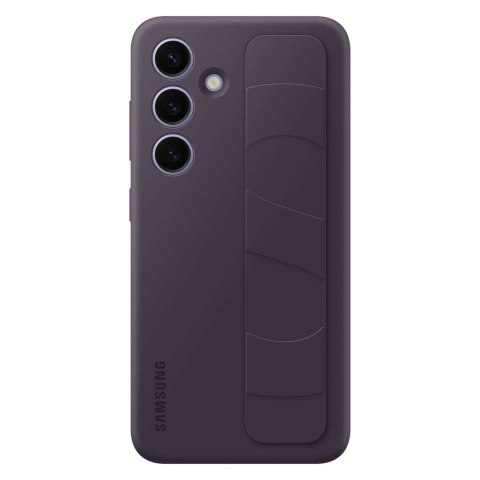 Oryginalne etui pokrowiec do Samsung Galaxy S24 z uchwytem i podstawką Standing Grip Case ciemnofioletowe Oryginalne etui pokrowiec do Samsung Galaxy S24 z uchwytem i podstawką Standing Grip Case ciemnofioletowe