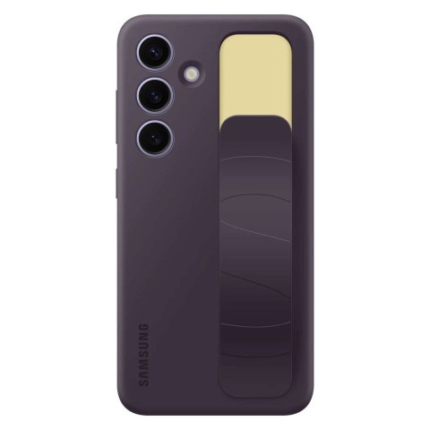 Oryginalne etui pokrowiec do Samsung Galaxy S24 z uchwytem i podstawką Standing Grip Case ciemnofioletowe Oryginalne etui pokrowiec do Samsung Galaxy S24 z uchwytem i podstawką Standing Grip Case ciemnofioletowe