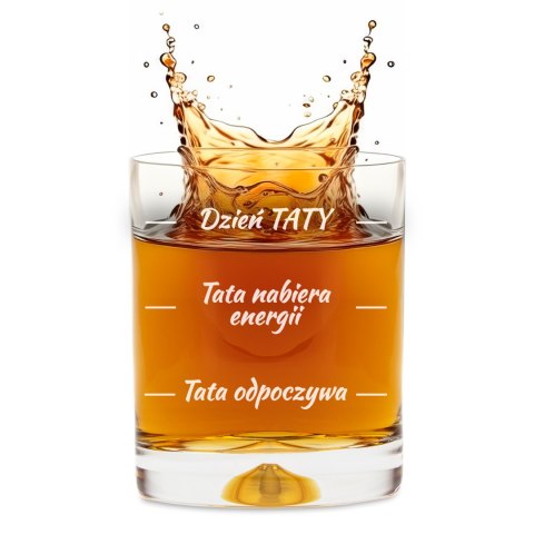 Etui na whisky ze szklankami dla Taty - prezent na Dzień Ojca - na urodziny Etui na whisky ze szklankami dla Taty - prezent na Dzień Ojca - na urodziny