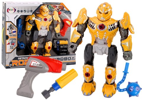 Robot Do Skręcania Broń Wiertarka Śrubokręt Światła Dźwięk Żółty Robot Do Skręcania Broń Wiertarka Śrubokręt Światła Dźwięk Żółty