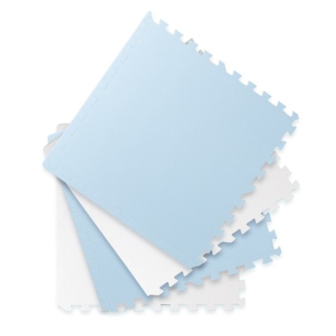 Duża mata piankowa edukacyjna puzzle Ricokids niebiesko-biała Duża mata piankowa edukacyjna puzzle Ricokids niebiesko-biała
