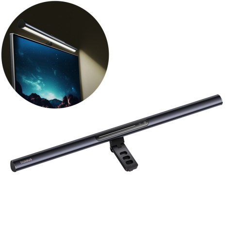Lampa i-wok na monitor ekran magnetyczna asymetryczna - czarna Lampa i-wok na monitor ekran magnetyczna asymetryczna - czarna