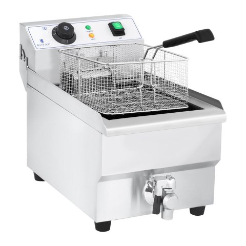 Frytownica frytkownica gastronomiczna profesjonalna z kranem 230V 10L Frytownica frytkownica gastronomiczna profesjonalna z kranem 230V 10L