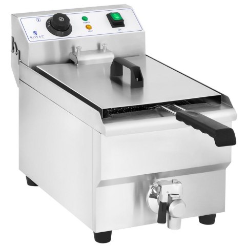 Frytownica frytkownica gastronomiczna profesjonalna z kranem 230V 10L Frytownica frytkownica gastronomiczna profesjonalna z kranem 230V 10L