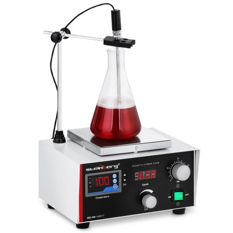 Mieszadło magnetyczne laboratoryjne 100C timer + mieszadełka Mieszadło magnetyczne laboratoryjne 100C timer + mieszadełka