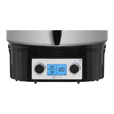 Podgrzewacz warnik do grzańca grzanego wina z kranem timerem LCD stal nierdzewna 2000W 27L Podgrzewacz warnik do grzańca grzanego wina z kranem timerem LCD stal nierdzewna 2000W 27L