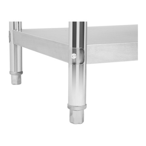Stół blat kuchenny roboczy z rantem i półką Stal nierdzewna 120x70cm Stół blat kuchenny roboczy z rantem i półką Stal nierdzewna 120x70cm