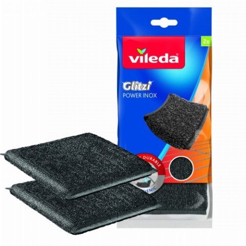 Zmywak Vileda Glitzi Power INOX 2 szt. Zmywak Vileda Glitzi Power INOX 2 szt.