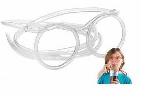 Zakręcone okulary do picia - przeźroczyste Zakręcone okulary do picia - przeźroczyste