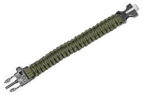 Bransoletka paracord 3w1 ARMY GREEN Bransoletka paracord 3w1 ARMY GREEN