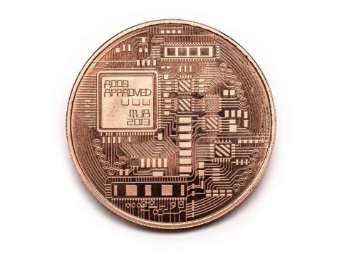 Bitcoin BTC w kapslu - moneta kolekcjonerska Bitcoin BTC w kapslu - moneta kolekcjonerska