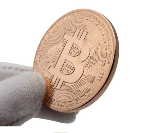 Bitcoin BTC w kapslu - moneta kolekcjonerska Bitcoin BTC w kapslu - moneta kolekcjonerska