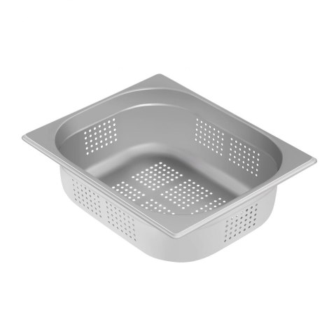 Naczynie gastronomiczne perforowane ze stali GN1/2 gł. 100 mm Naczynie gastronomiczne perforowane ze stali GN1/2 gł. 100 mm