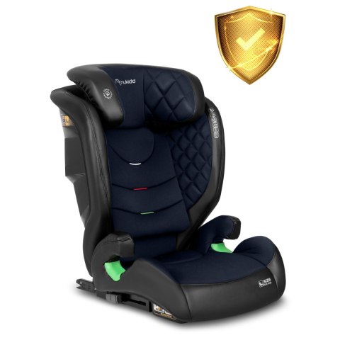 Fotelik samochodowy Nukido Louis czarno-granatowy 15-36 kg ISOFIX Fotelik samochodowy Nukido Louis czarno-granatowy 15-36 kg ISOFIX
