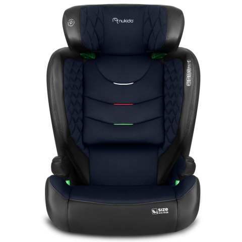 Fotelik samochodowy Nukido Louis czarno-granatowy 15-36 kg ISOFIX Fotelik samochodowy Nukido Louis czarno-granatowy 15-36 kg ISOFIX