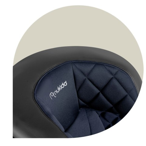 Fotelik samochodowy Nukido Louis czarno-granatowy 15-36 kg ISOFIX Fotelik samochodowy Nukido Louis czarno-granatowy 15-36 kg ISOFIX