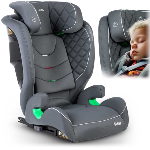 Fotelik samochodowy Nukido Louis szary 15-36 kg ISOFIX Fotelik samochodowy Nukido Louis szary 15-36 kg ISOFIX