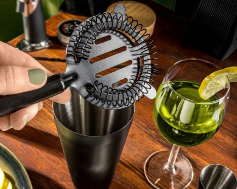 Zestaw barmański z wędzeniem whisky DELUXE 2w1 Zestaw barmański z wędzeniem whisky DELUXE 2w1