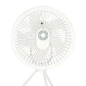 Wentylator wiatrak biurkowy stojący 34 cm biały
