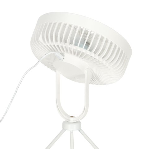 Wentylator wiatrak biurkowy stojący 34 cm biały Wentylator wiatrak biurkowy stojący 34 cm biały