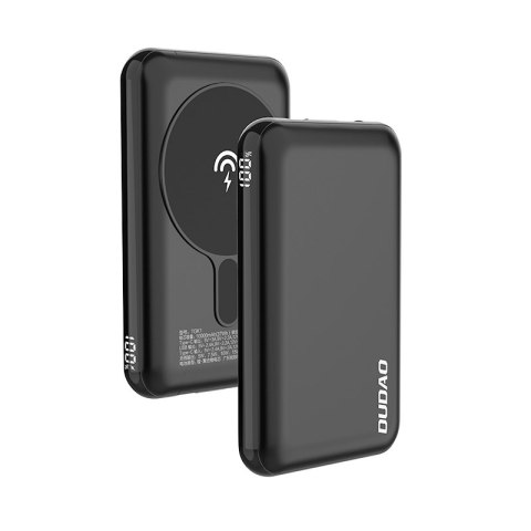 Powerbank 10000mAh TGK1 z ładowarką bezprzewodową MagSafe 15W czarny Powerbank 10000mAh TGK1 z ładowarką bezprzewodową MagSafe 15W czarny