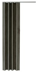 Drzwi harmonijkowe 001P DĄB GRAFIT MAT - 100 cm