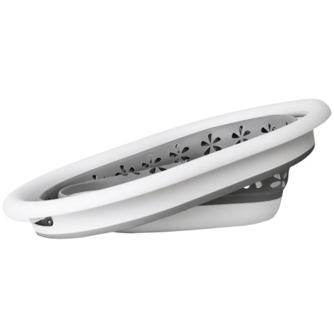 Miska składana owalna 50 x 37 cm biało-szara OVAL COMPACT 25L Miska składana owalna 50 x 37 cm biało-szara OVAL COMPACT 25L