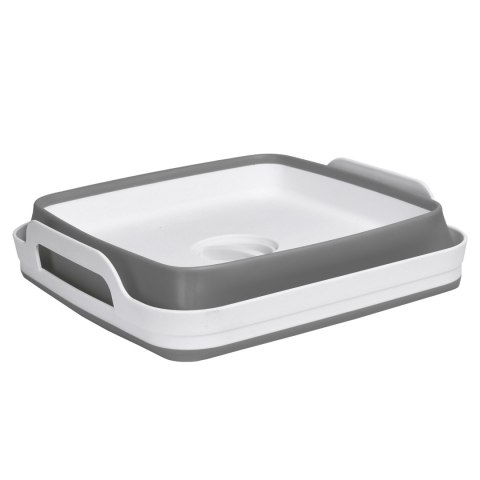 Miska składana z odpływem bialo-szara COMPACT Miska składana z odpływem bialo-szara COMPACT