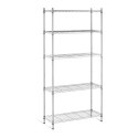 Regał magazynowy druciany ażurowy kolor szary 180x90x35cm do 250kg