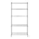 Regał magazynowy druciany ażurowy kolor szary 180x90x35cm do 250kg