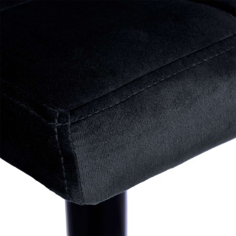 Hoker barowy Arako Black czarny Velvet Hoker barowy Arako Black czarny Velvet