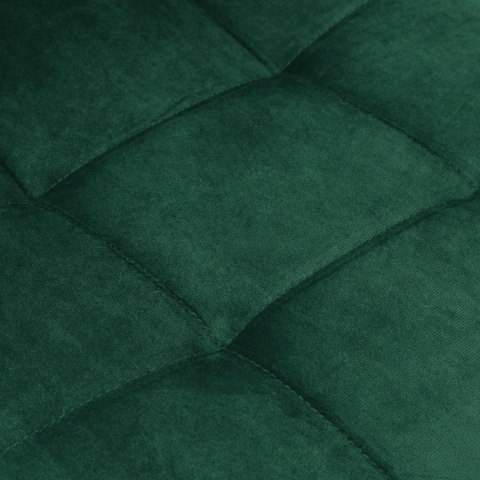 Krzesło welurowe DENVER velvet ciemnozielone Krzesło welurowe DENVER velvet ciemnozielone