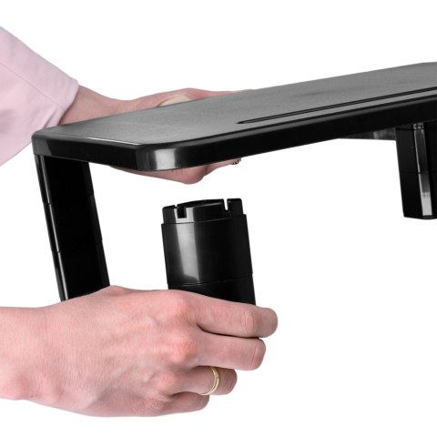Podstawka 3-stopniowa pod monitor laptopa czarna Podstawka 3-stopniowa pod monitor laptopa czarna