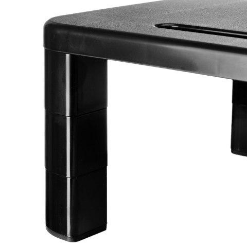 Podstawka 3-stopniowa pod monitor laptopa czarna Podstawka 3-stopniowa pod monitor laptopa czarna