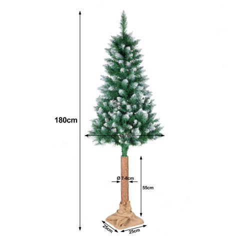 Choinka na pniu NOELA sosna 180 cm stojak Choinka na pniu NOELA sosna 180 cm stojak