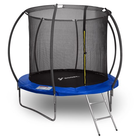 Trampolina z siatką i drabinką HENZEN 305 cm niebieska FT10 Trampolina z siatką i drabinką HENZEN 305 cm niebieska FT10