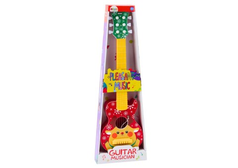 Gitara Zabawkowa Dla Dzieci Regulacja Strun Renifer Czerwona Gitara Zabawkowa Dla Dzieci Regulacja Strun Renifer Czerwona