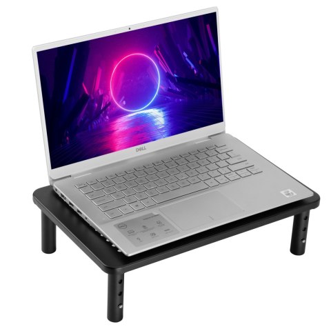 Podstawka pod monitor laptop MULING czarna + szuflada Podstawka pod monitor laptop MULING czarna + szuflada