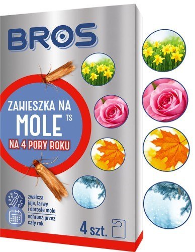 BROS - zawieszka na mole 4 pory roku 4szt BROS - zawieszka na mole 4 pory roku 4szt