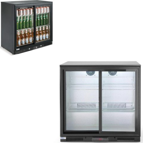 Lodówka barowa na napoje 2-drzwiowa szer. 90cm 228L Lodówka barowa na napoje 2-drzwiowa szer. 90cm 228L