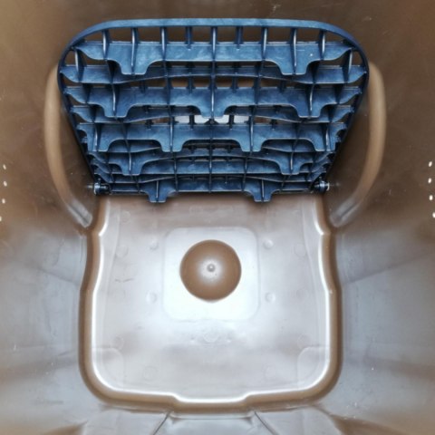 Pojemnik kubeł kosz na BIOodpady z podwójnym dnem brązowy 240L BIO + RUSZT Pojemnik kubeł kosz na BIOodpady z podwójnym dnem brązowy 240L BIO + RUSZT