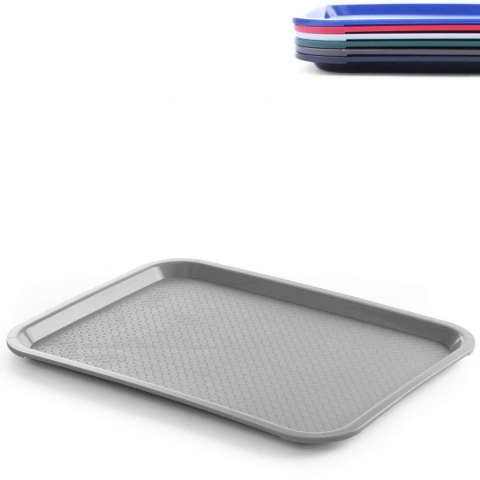 Taca z polipropylenu Fast Food 35x45cm - szara Taca z polipropylenu Fast Food 35x45cm - szara
